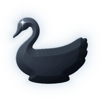 Silhouette of Snow Swan Bowl