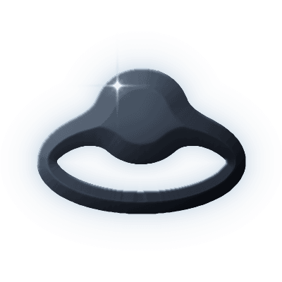 Silhouette of Mist Cabochon Ring