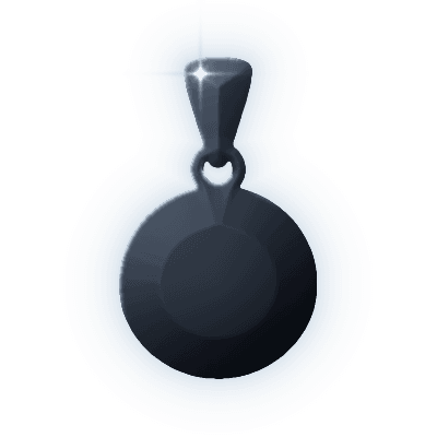 Silhouette of Violet Band Pendant