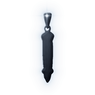 Silhouette of Blade of the Alps Pendant