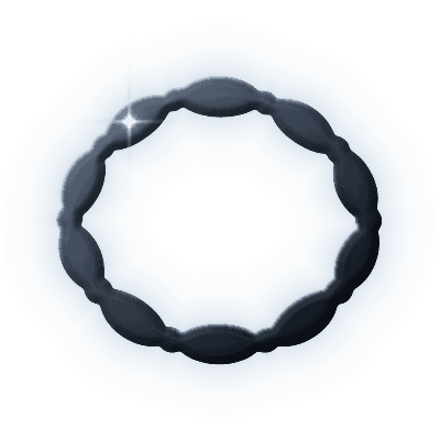 Silhouette of Blue Blade Bracelet
