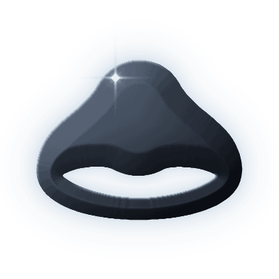 Silhouette of Lemon Serpentine Ring