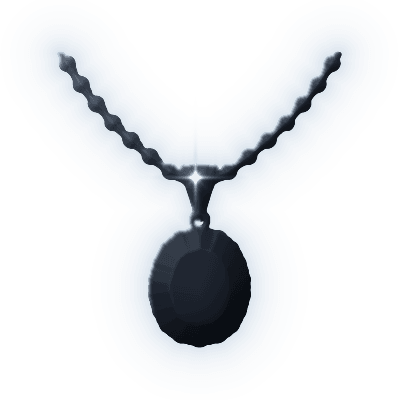 Silhouette of London Blue Necklace