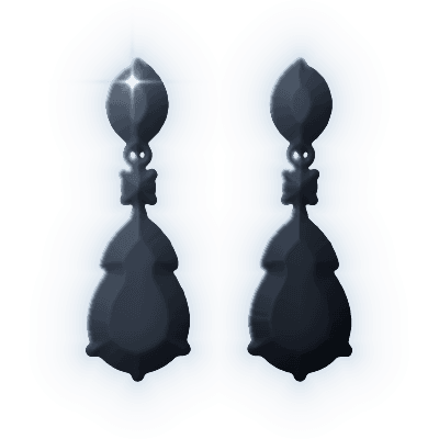 Silhouette of Topaz Belle Earrings
