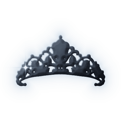 Silhouette of Swiss Lake Tiara
