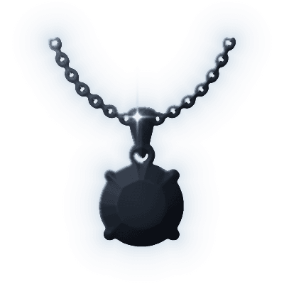 Silhouette of Andalusite Pendant