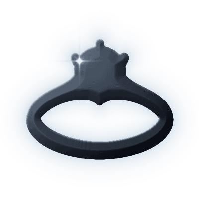 Silhouette of Matara Brilliant Ring