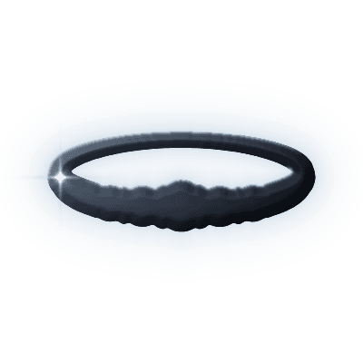 Silhouette of Mekong Blue Bangle