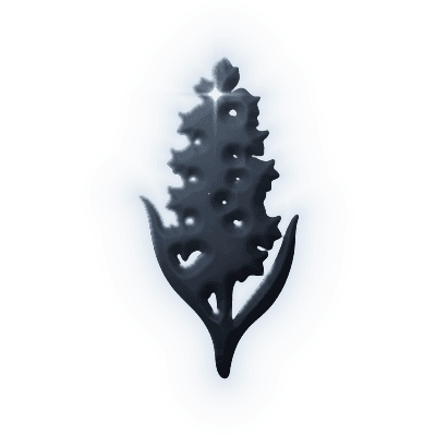 Silhouette of Hyacinth Spray Brooch