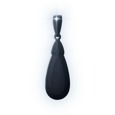 Silhouette of Meadow Glass Pendant