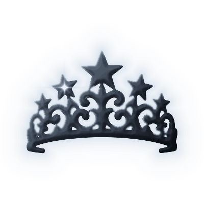 Silhouette of Marcasite Starlight Tiara