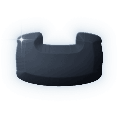 Silhouette of Widmanstatten Cuff