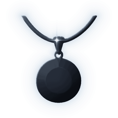 Silhouette of Spiral of Ages Pendant