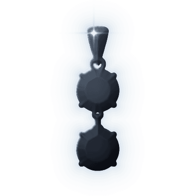 Silhouette of Erzgebirge Pendant