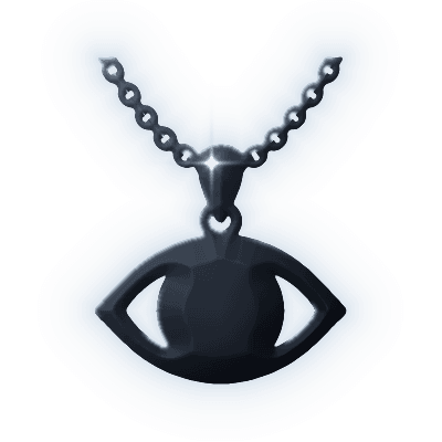 Silhouette of Eye of Ra Pendant