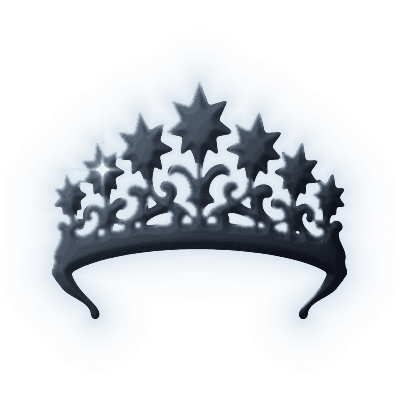 Silhouette of Midnight Court Tiara