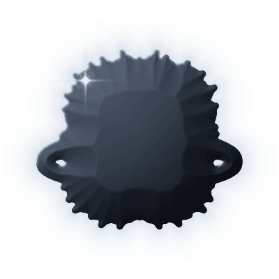 Silhouette of Chalk Emerald