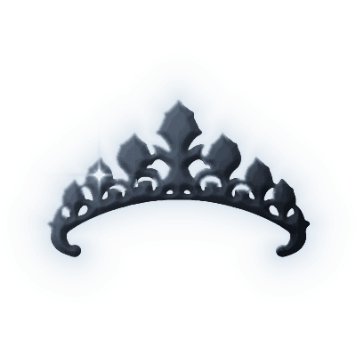 Silhouette of Emerald-by-Day Tiara