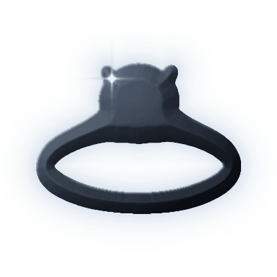 Silhouette of Canyon Diablo Ring