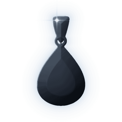 Silhouette of Meteor Pendant