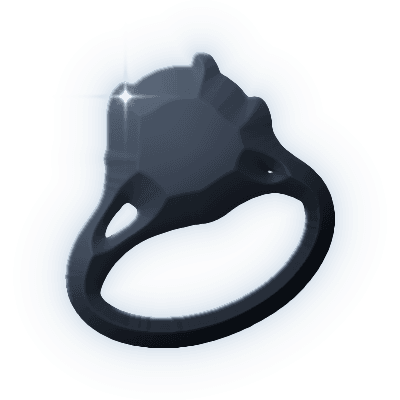 Silhouette of Green Baron Ring