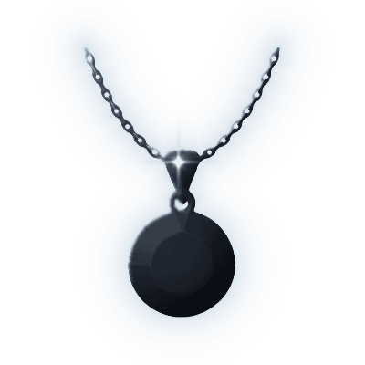 Silhouette of Moss Barrel Pendant