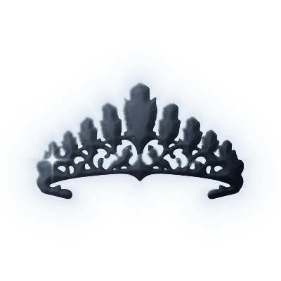 Silhouette of Green Barrel Tiara