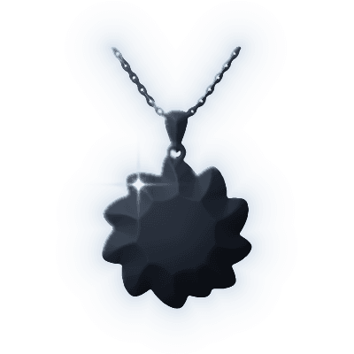 Silhouette of Sunset Blade Pendant