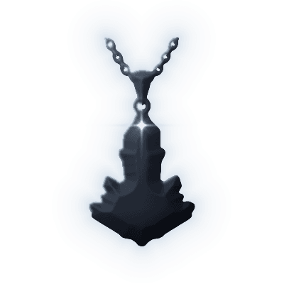 Silhouette of Stilbite Garden Pendant