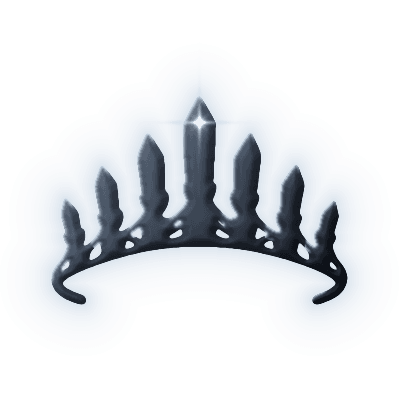 Silhouette of Ice Cathedral Tiara