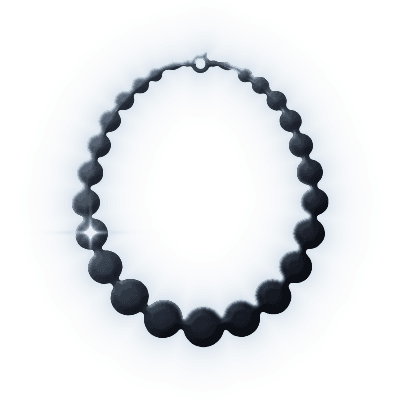 Silhouette of Bisbee Blue Necklace