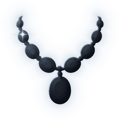 Silhouette of Violet Empress Necklace
